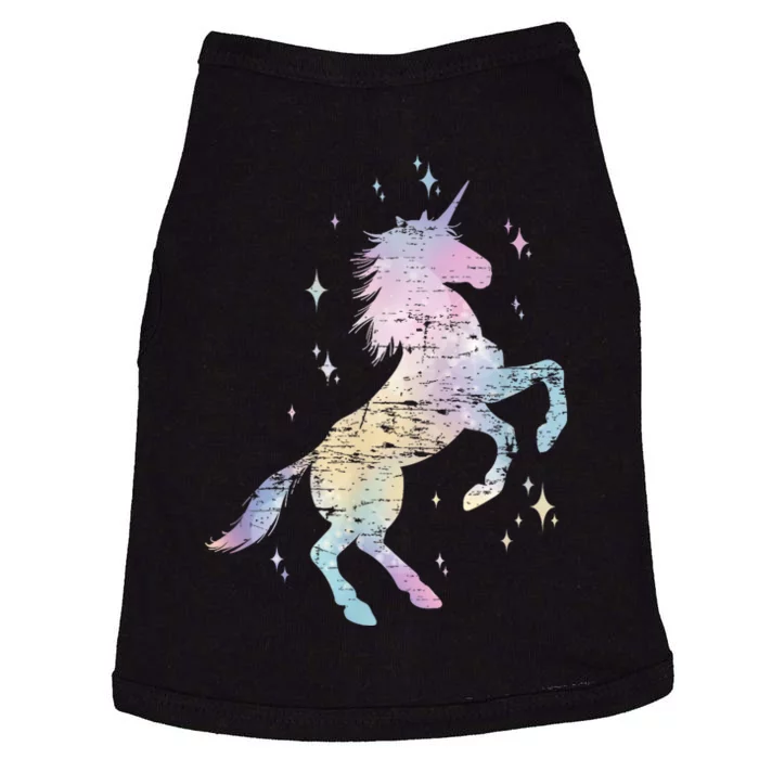 Rainbow Animal Fairy Unicorn Lover Girls Gift Unicorn Doggie Tank