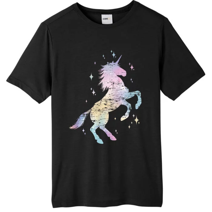 Rainbow Animal Fairy Unicorn Lover Girls Gift Unicorn ChromaSoft Performance T-Shirt