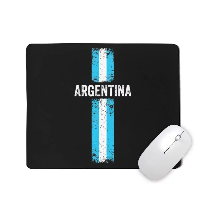 retro Argentina flag Soccer Jersey Argentina Fan Mousepad