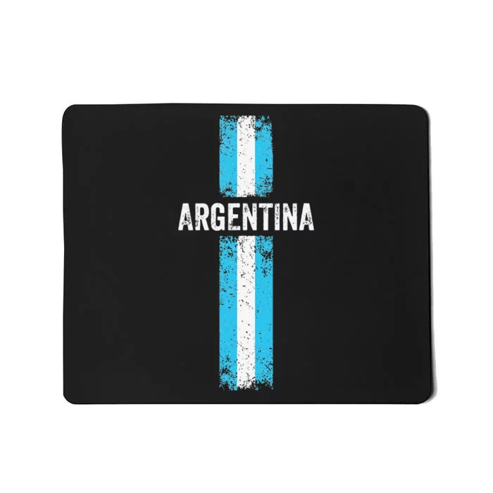 retro Argentina flag Soccer Jersey Argentina Fan Mousepad