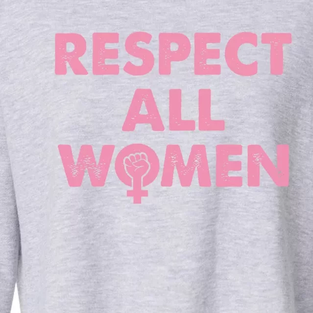 Respect All Feminism 'S Rights Reclaim The Night Gift Cropped Pullover Crew