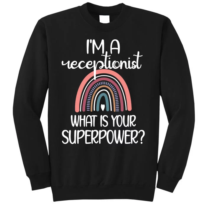 Receptionist Appreciation Front Desk Receptionist Gift Sweatshirt