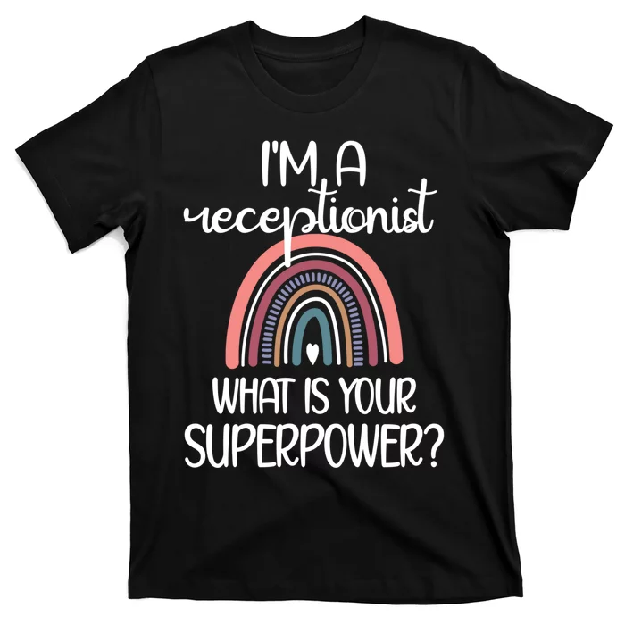 Receptionist Appreciation Front Desk Receptionist Gift T-Shirt