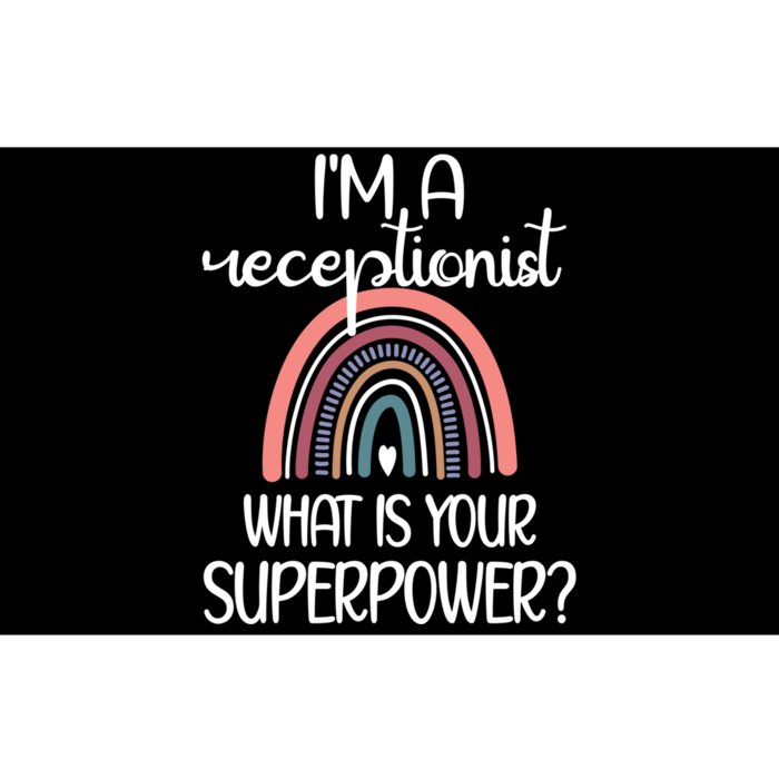 Receptionist Appreciation Front Desk Receptionist Gift Bumper Sticker