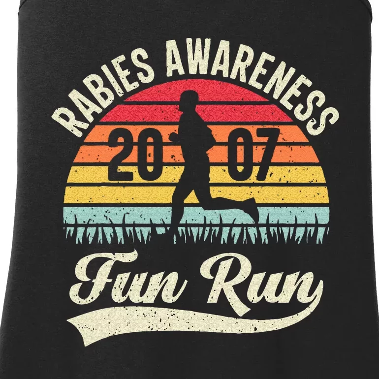 Rabies Awareness Fun Run Funny TV Comedy Running Ladies Essential Tank