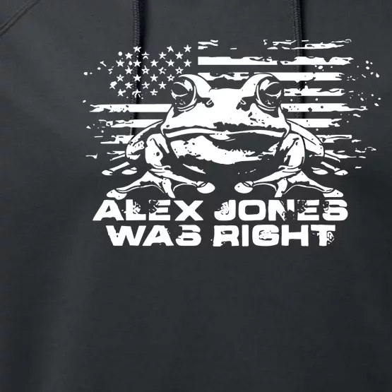 Right About Frogs Performance Fleece Hoodie