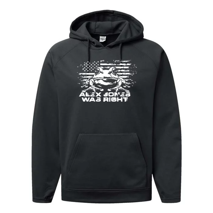 Right About Frogs Performance Fleece Hoodie