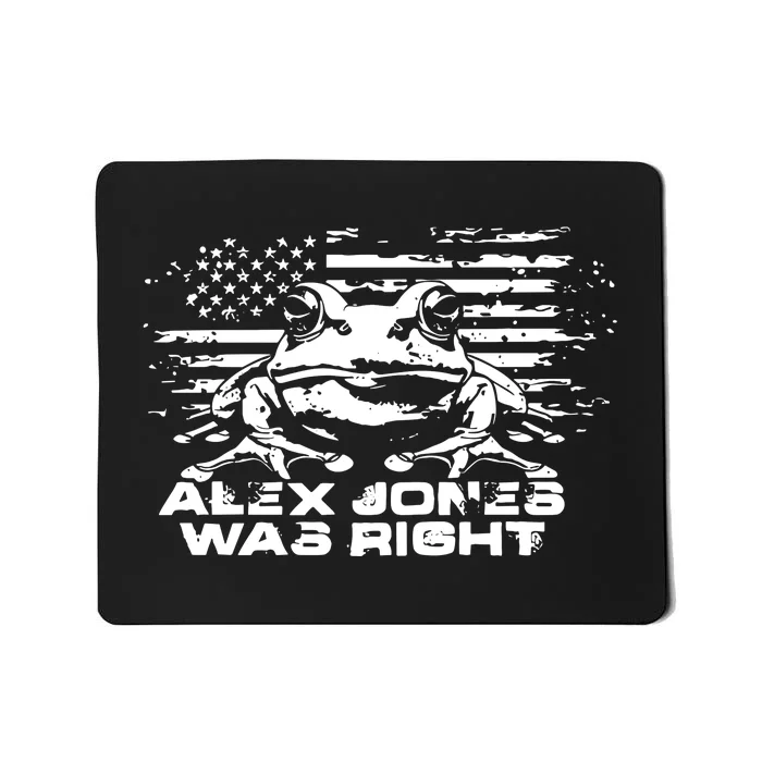 Right About Frogs Mousepad