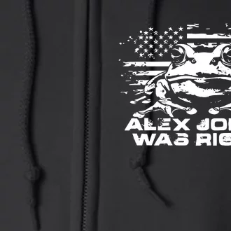 Right About Frogs Full Zip Hoodie