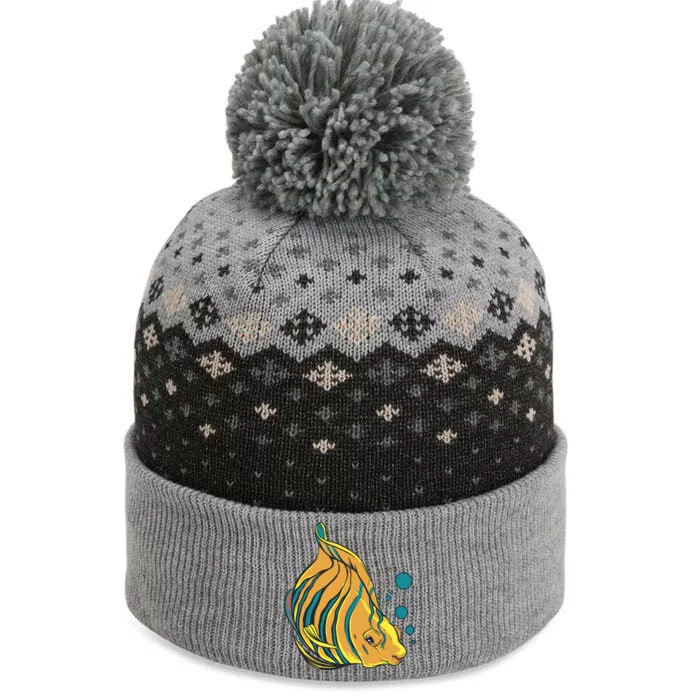 Royal Angel Fish The Baniff Cuffed Pom Beanie