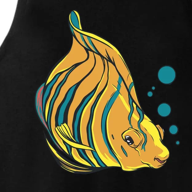 Royal Angel Fish Ladies Tri-Blend Wicking Tank