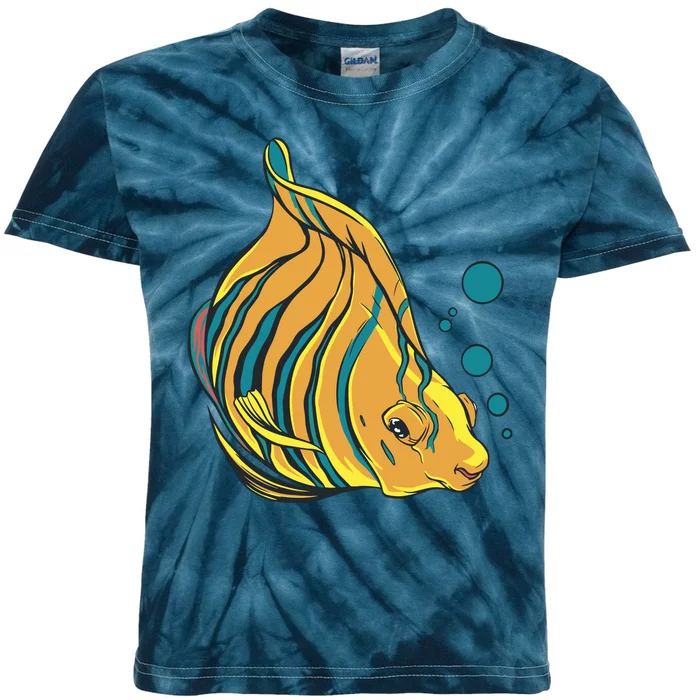 Royal Angel Fish Kids Tie-Dye T-Shirt