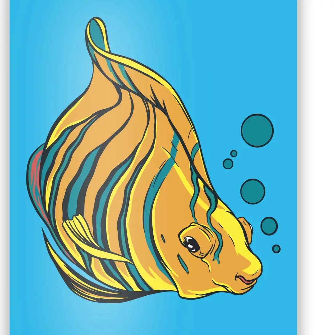 Royal Angel Fish Poster