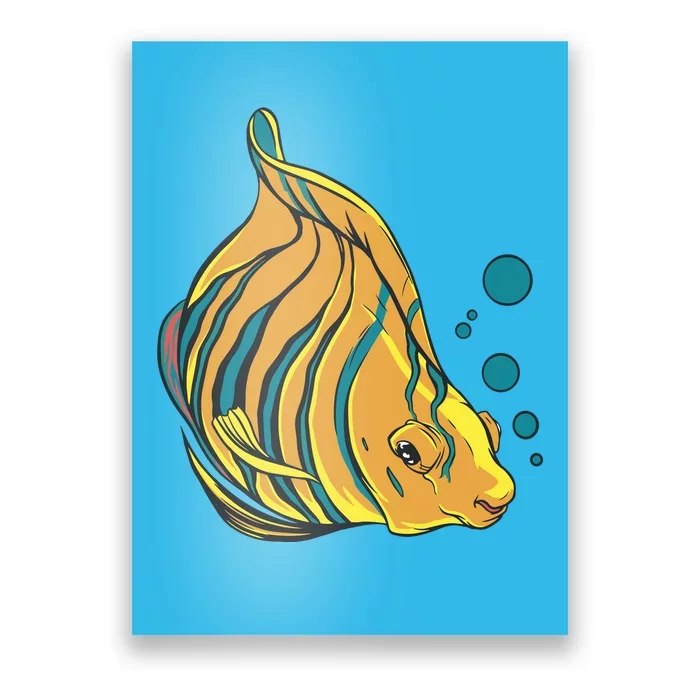 Royal Angel Fish Poster