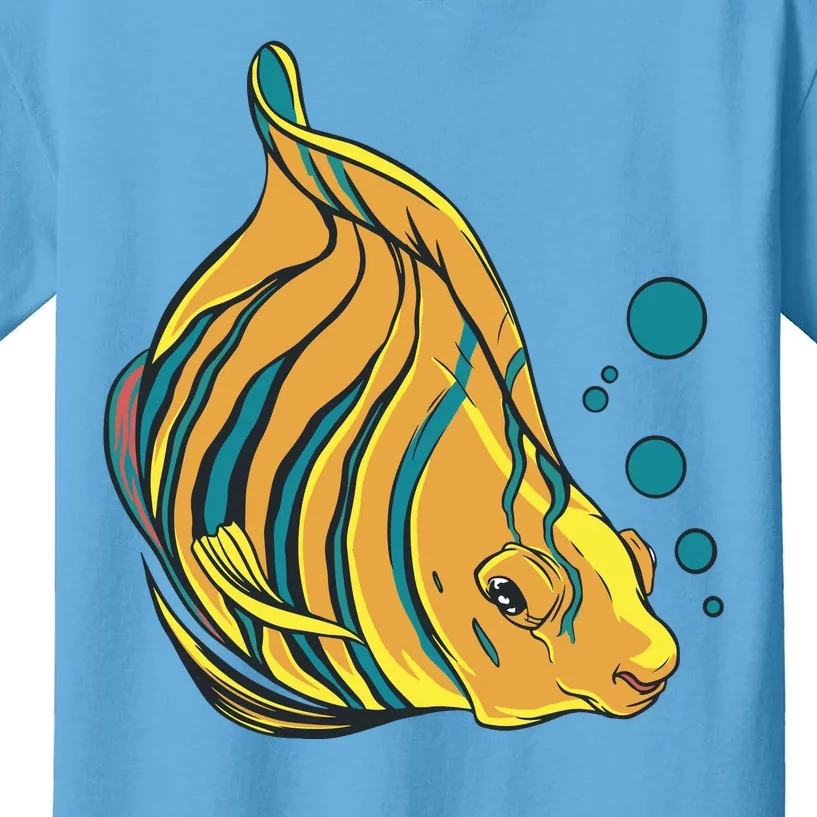 Royal Angel Fish Kids T-Shirt