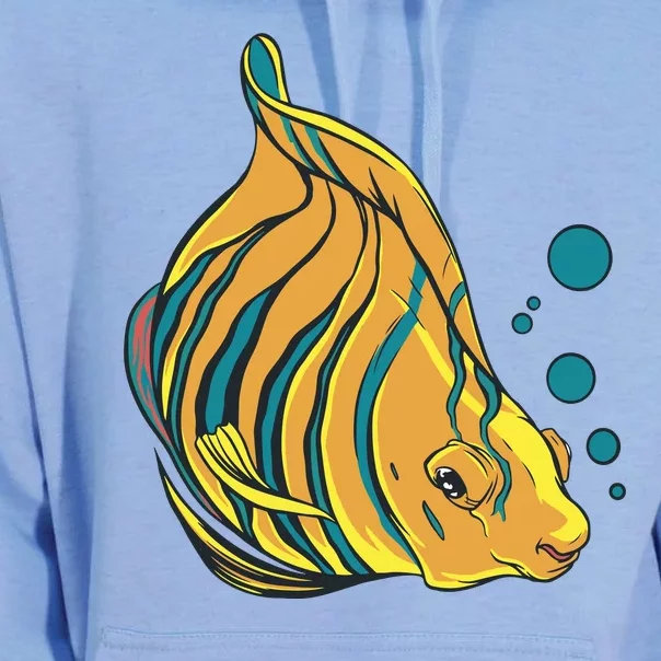 Royal Angel Fish Unisex Surf Hoodie