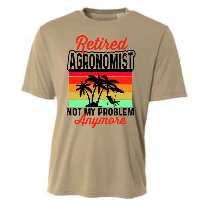 Retired AGRONOMIST Funny Cooling Performance Crew T-Shirt