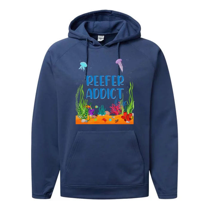 Reefer Addict Global Warming Earth Day Performance Fleece Hoodie