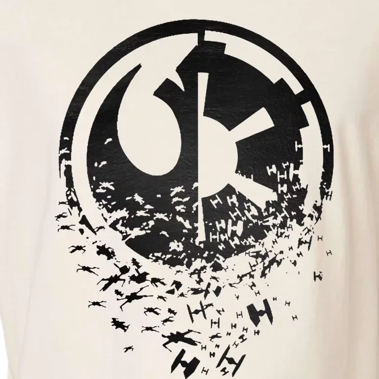 Rebel Alliance & Galactic Empire Split Garment-Dyed Women's Muscle Tee