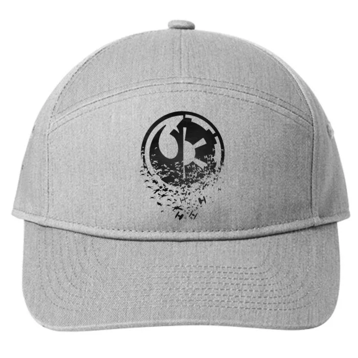 Rebel Alliance & Galactic Empire Split 7-Panel Snapback Hat