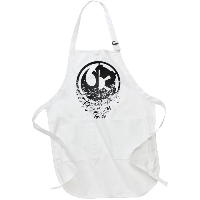 Rebel Alliance & Galactic Empire Split Full-Length Apron With Pocket