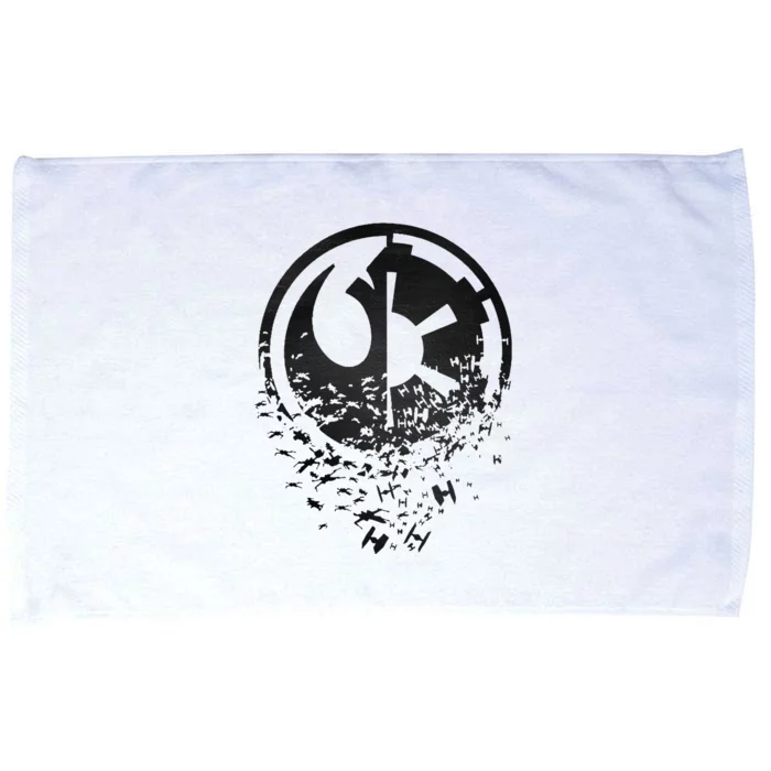 Rebel Alliance & Galactic Empire Split Microfiber Hand Towel