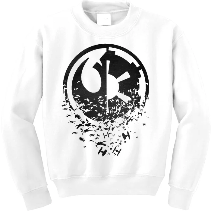 Rebel Alliance & Galactic Empire Split Kids Sweatshirt