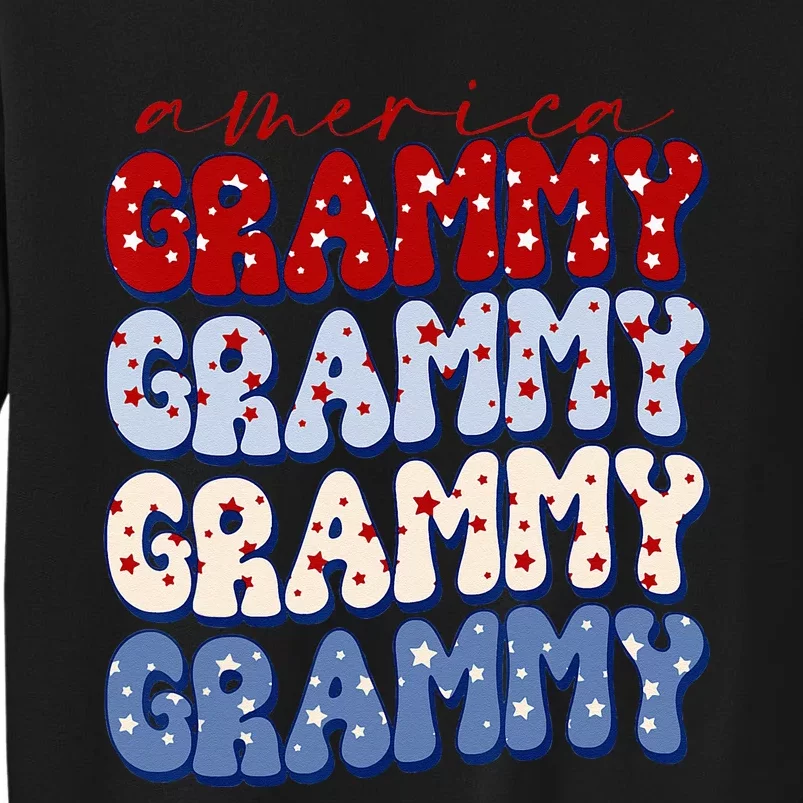 Retro American Grammy American Flag Cute 4th Of July Sweatshirt