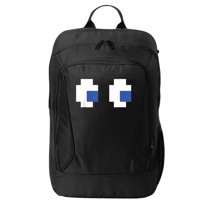 Retro Arcade Game Ghost Eyes Halloween Group Costume City Backpack