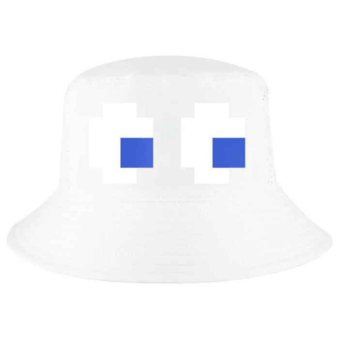 Retro Arcade Game Ghost Eyes 80s Halloween Group Costume Cool Comfort Performance Bucket Hat