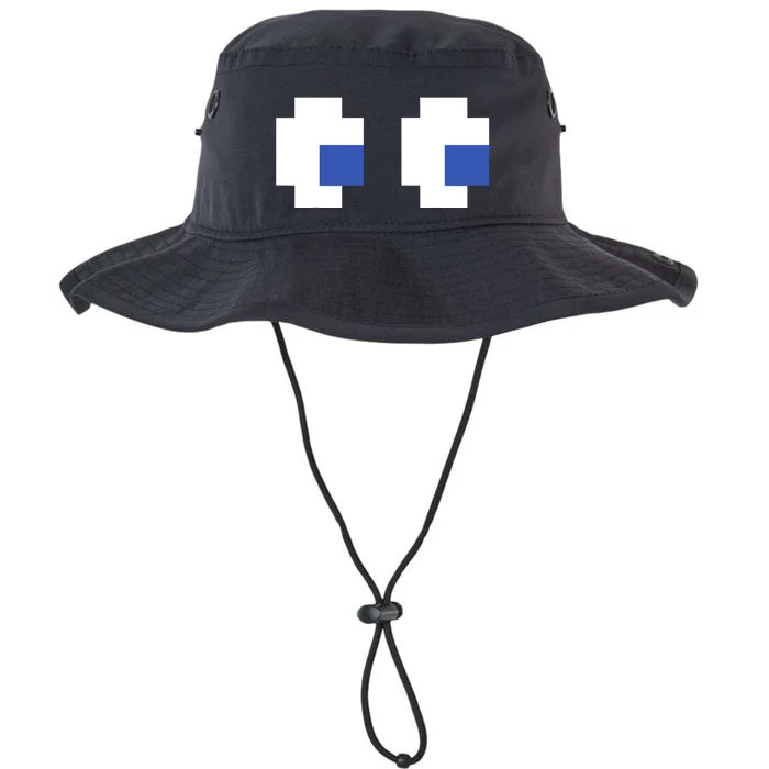 Retro Arcade Game Ghost Eyes 80s Halloween Group Costume Legacy Cool Fit Booney Bucket Hat