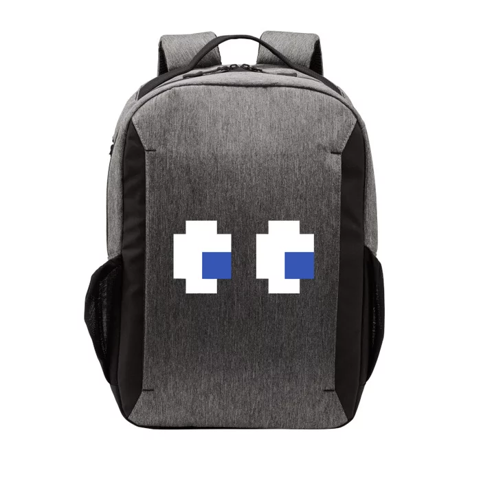 Retro Arcade Game Ghost Eyes 80s Halloween Group Costume Vector Backpack