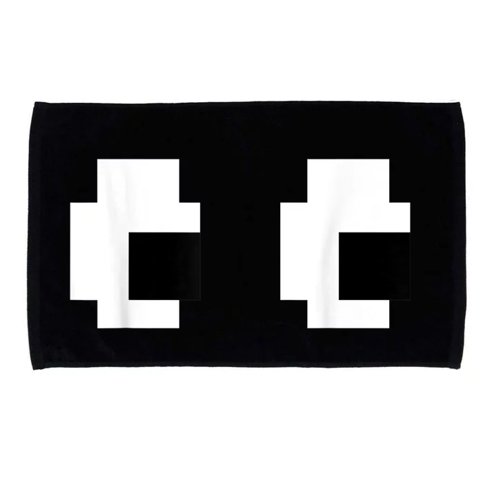 Retro Arcade Game Ghost 80s 8 bit Halloween Group Costume Microfiber Hand Towel