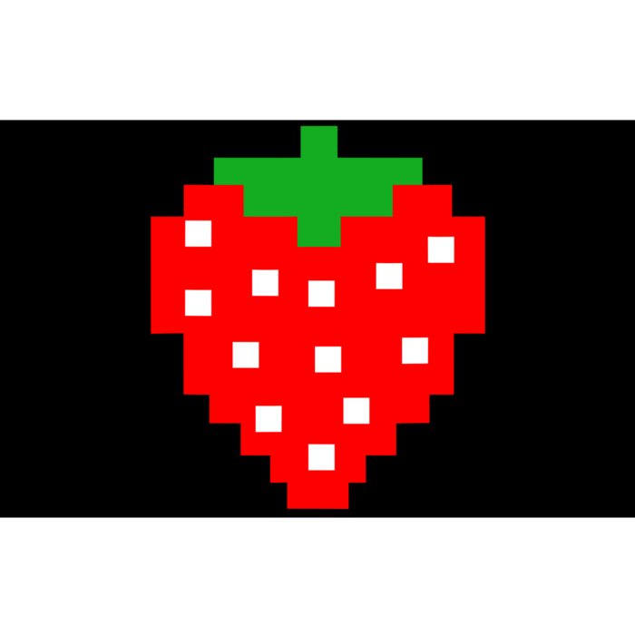 Retro Arcade Game Pixel Strawberry 80s Halloween Costume Bumper Sticker