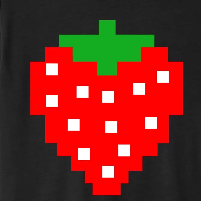 Retro Arcade Game Pixel Strawberry 80s Halloween Costume ChromaSoft Performance T-Shirt