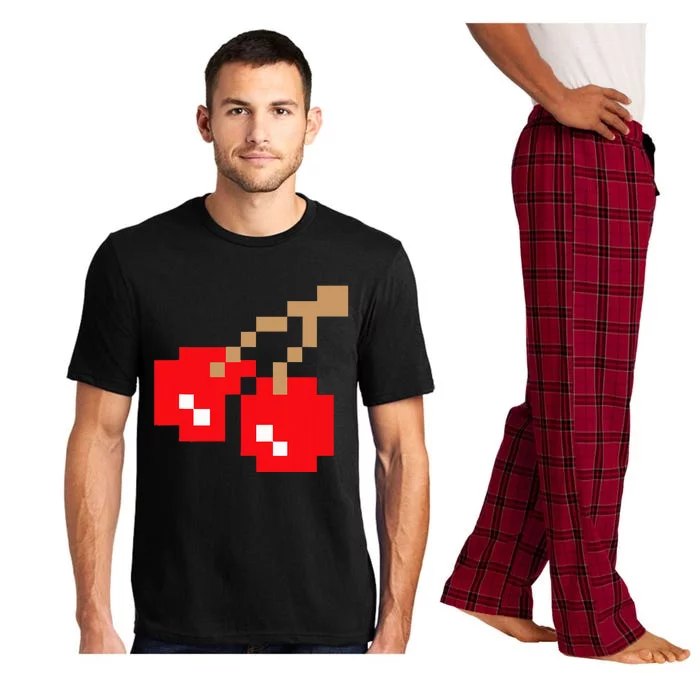 Retro Arcade Game Cherries Pajama Set