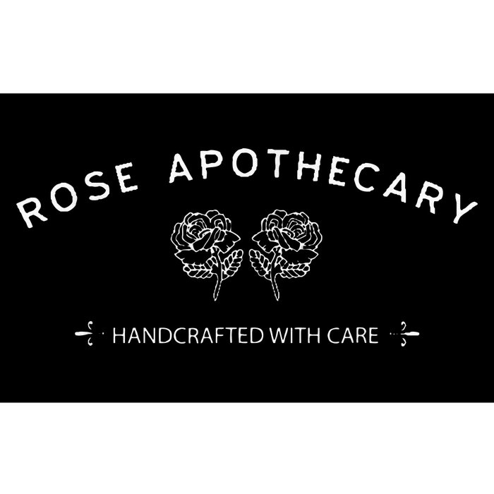 Rose Apothecary Handcrafted With Care Bumper Sticker