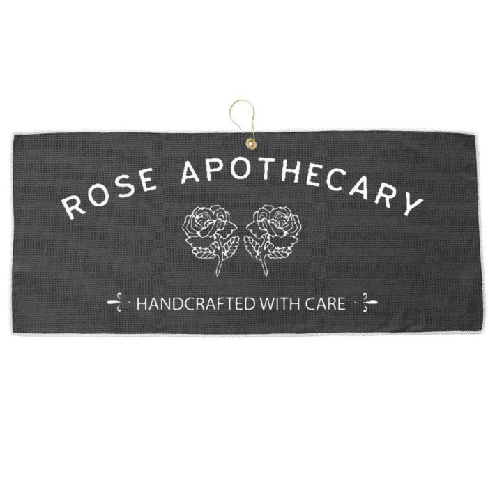 Rose Apothecary Handcrafted With Care Large Microfiber Waffle Golf Towel