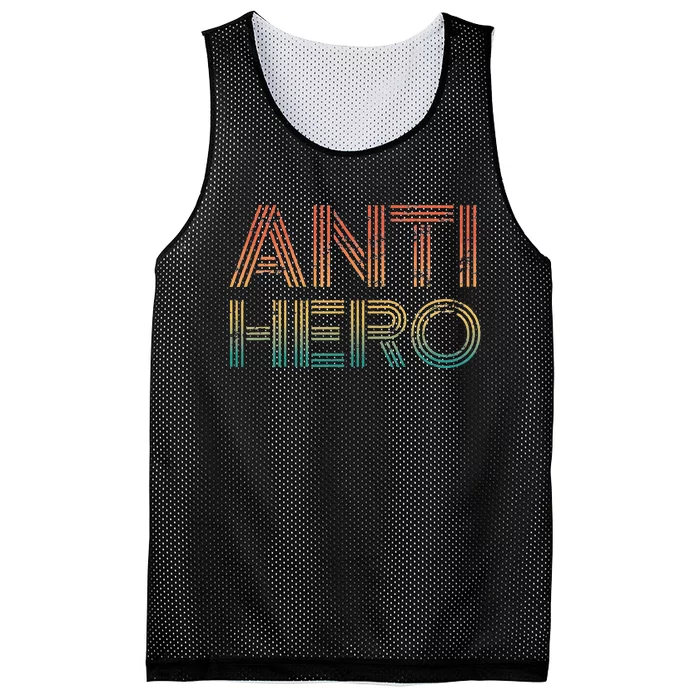 Retro Anti Hero Vintage Tv Movie Lover Mesh Reversible Basketball Jersey Tank