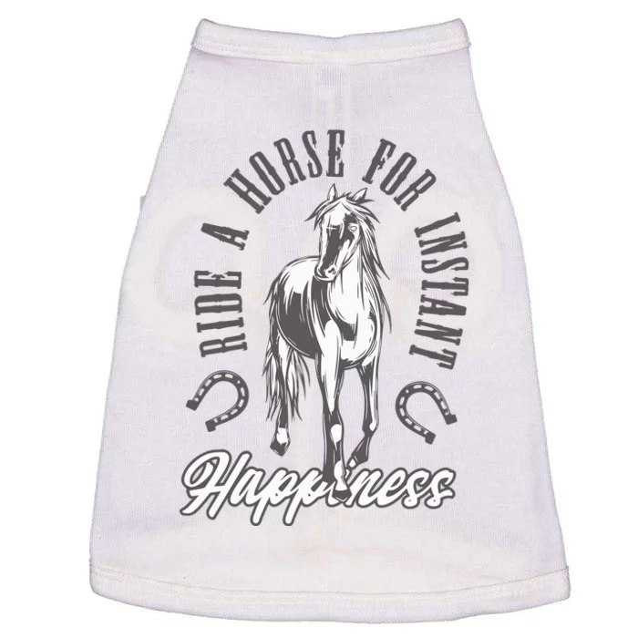 Ride A Horse For Instant Happiness Doggie Tank