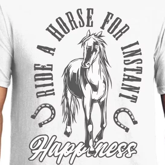 Ride A Horse For Instant Happiness Pajama Set