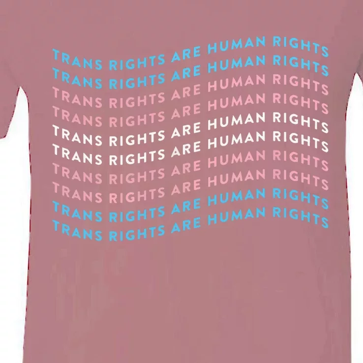 Rights Are Human Rights Lgbtq Pride Month V-Neck T-Shirt