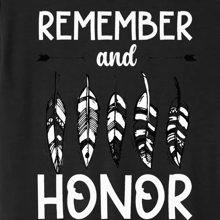 Remember And Honor Orange Day Canada Indigenous Children ChromaSoft Performance T-Shirt