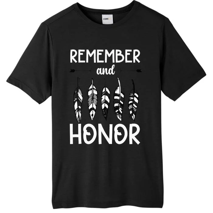 Remember And Honor Orange Day Canada Indigenous Children ChromaSoft Performance T-Shirt