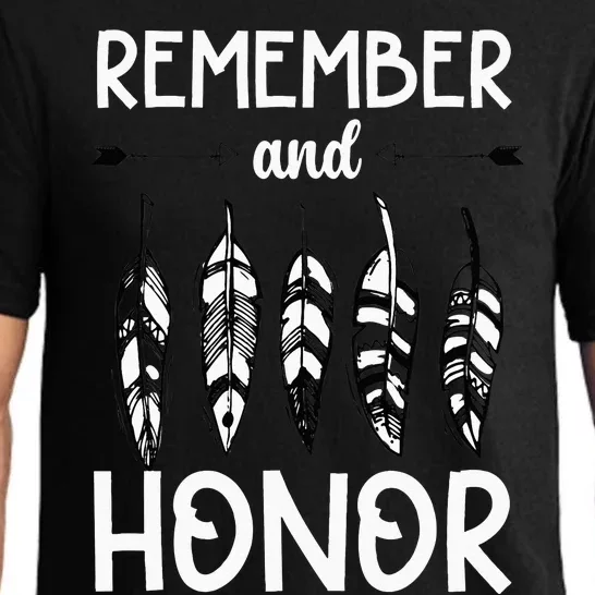 Remember And Honor Orange Day Canada Indigenous Children Pajama Set