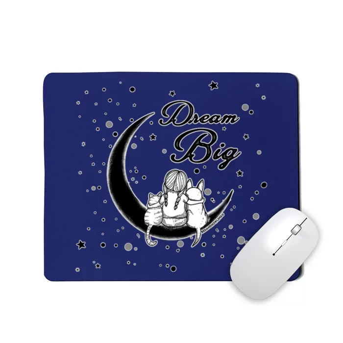 Red And Howling Dream Big Mousepad