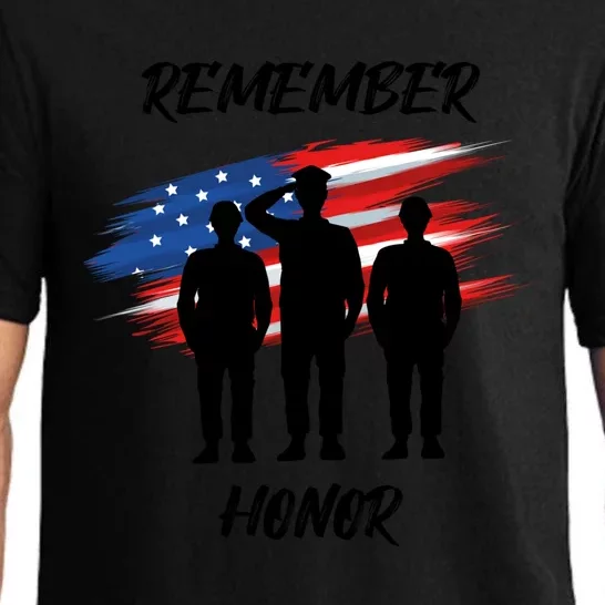 Remember And Honor Design For Patriots Cool Gift Pajama Set