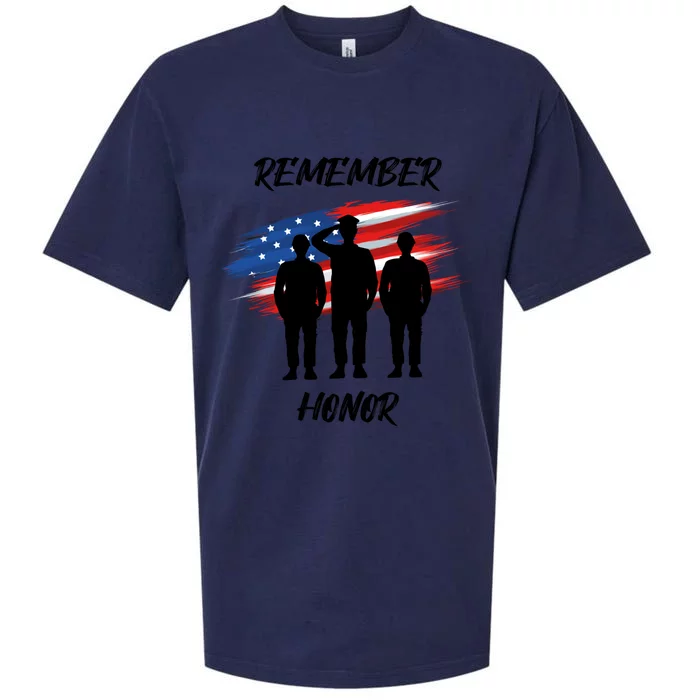 Remember And Honor Design For Patriots Cool Gift Sueded Cloud Jersey T-Shirt