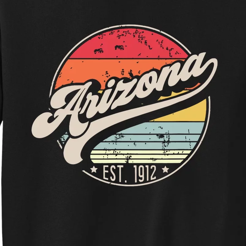 Retro Arizona Home State Az Cool 70s Style Sunset Sweatshirt