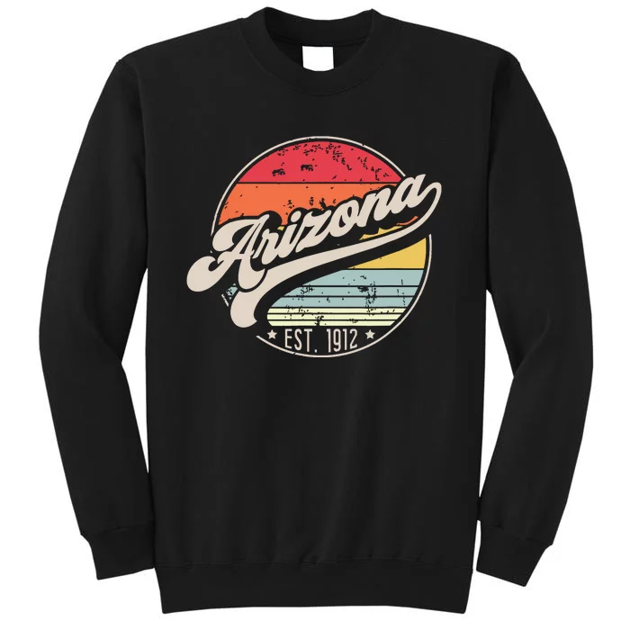 Retro Arizona Home State Az Cool 70s Style Sunset Sweatshirt